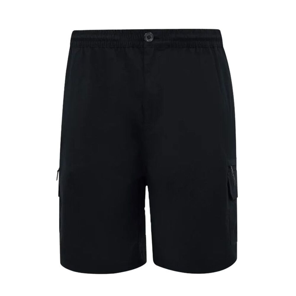 Duke Mens Thomas D555 Stretch Elasticated Waist Kingsize Shorts / Black